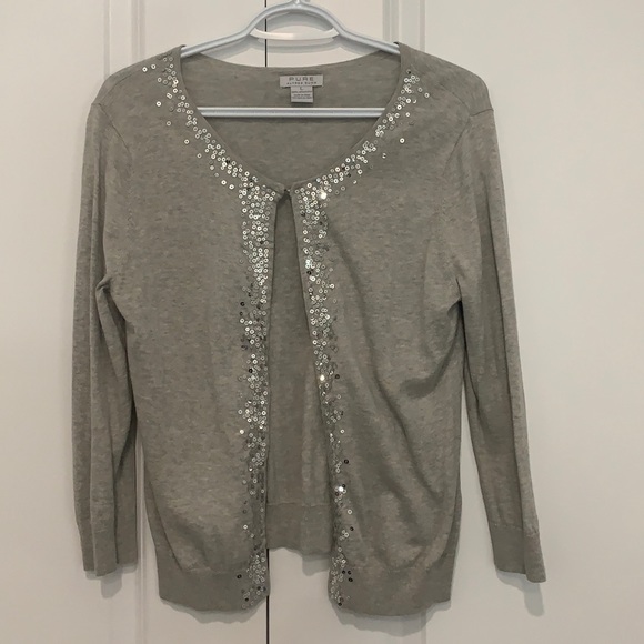 *3 for $21* 
Like new Pure Alfred Sung cardigan - Picture 1 of 3
